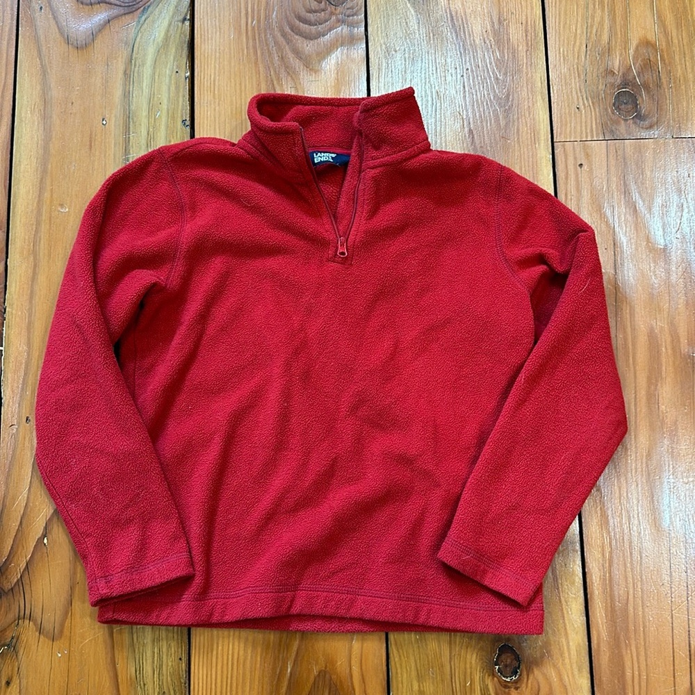 Land’s End quarter-zip fleece size 6-7